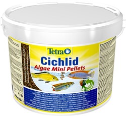 Tetra Yem - Tetra Cichlid Algae Mini Ciklet Balık Yemi 3.9kg 10 Litre Kova Yem