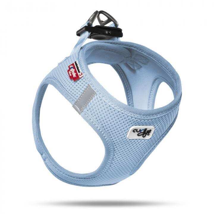 Curli - Curli Vest Harness Air-Mesh Köpek Göğüs Tasması Skyblue 2Xs