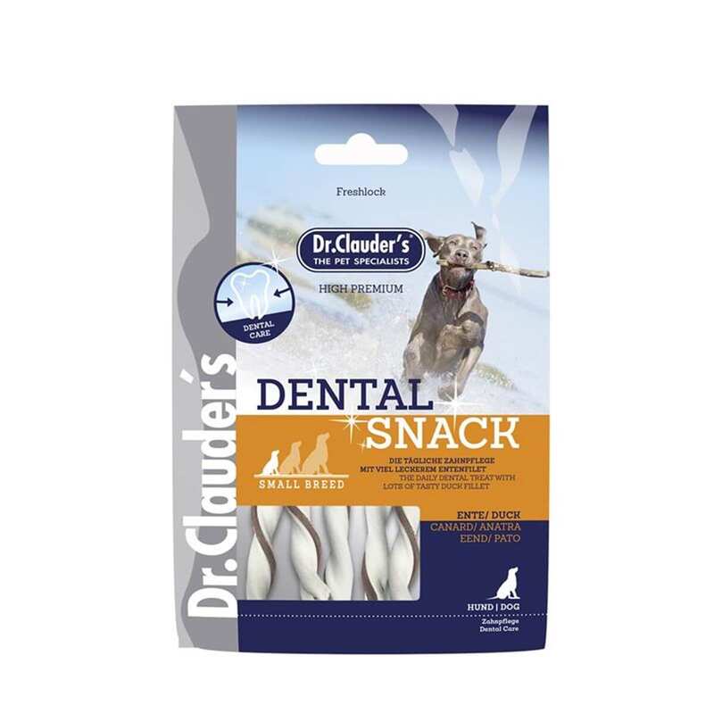 Dr.Clauder's - DC KÖPEK ÖD. DENTAL ÇUBUK ÖRDEKLİ KÜÇÜK IRK 80 GR