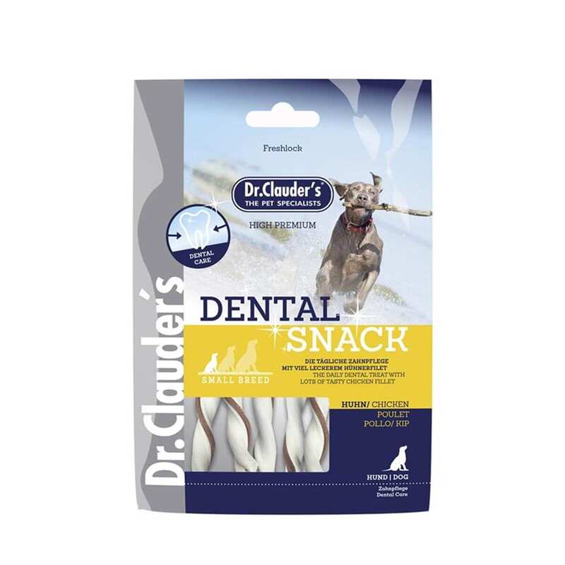 Dr.Clauder's - DC KÖPEK ÖD. DENTAL ÇUBUK TAVUKLU KÜÇÜK IRK 80 GR