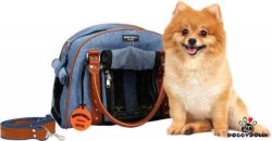 Doggy Dolly Köpek Kedi Taşıma Çantası Kot 21 Cm - Thumbnail
