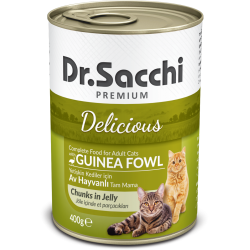 Dr Sacchi - Dr Sacchi Kedi Konserve Av Etli 400 Gr.