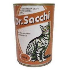 Dr Sacchi Kedi Konserve Av Etli 400 Gr. - Thumbnail