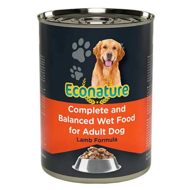 Econature - Econature Adult Kuzu Etli Yetişkin Köpek Konservesi 400 Gr