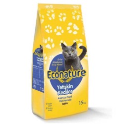 Econature - Econature Balıklı Yetişkin Kedi Maması 15 Kg. (1)