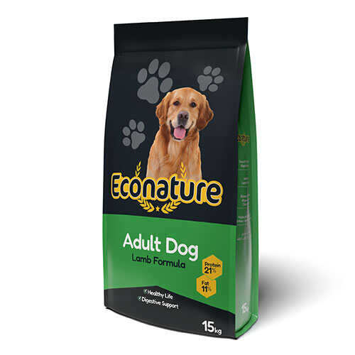 Econature - Econature Kuzulu Yetişkin Köpek Maması 15 Kg.