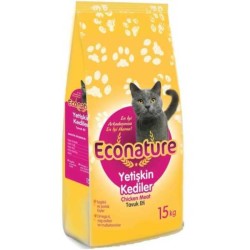 Econature - Econature Yetişkin Tavuklu Kuru Kedi Maması 15 Kg. (1)