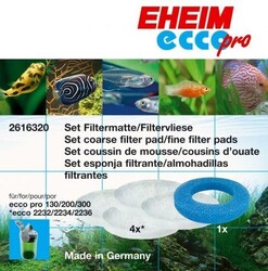 Eheim - Eheim Ecco Pro 2032-2034-2036 Elyaf ve Sünger Seti
