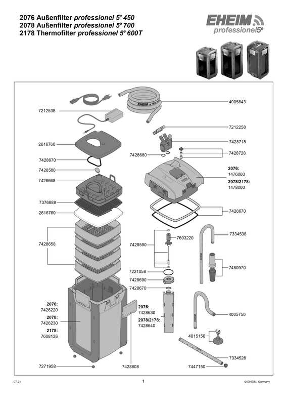 EHEIM profesyonel 5e 600T - Thumbnail