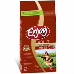 Enjoy - Enjoy Kuzu Etli Pirinçli Yetişkin Köpek Maması 15 Kg. (1)