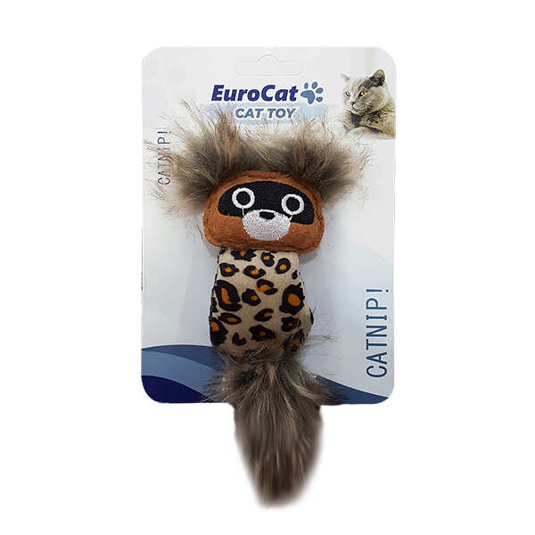 EUROCAT - EuroCat Kedi Oyuncağı Leopar Sincap 16 cm