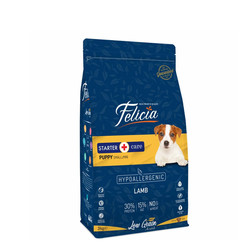 Felicia - Felicia Düşük Tahıll Kuzulu Hypoallergenic Small Mini Yavru Köpek Maması 3 Kg.