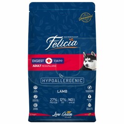 Felicia - Felicia Düşük Tahıll Kuzulu Hypoallergenic Yetişkin Köpek Maması 15 Kg.