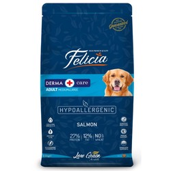 Felicia - Felicia Düşük Tahıll Somonlu Hypoallergenic Yetişkin Köpek Maması 15 Kg.