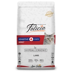 Felicia Düşük Tahıllı Kuzulu Hypoallergenic Kedi Maması 12 Kg. - Thumbnail