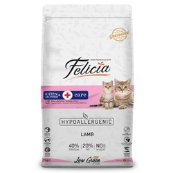 Felicia - Felicia Düşük Tahıllı Kuzulu Hypoallergenic Yavru Kedi Maması 2 Kg.