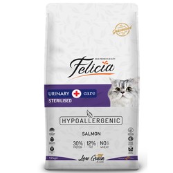 Felicia - Felicia Düşük Tahıllı Somonlu Hypoallergenic Sterilised Kedi Maması 12 Kg.