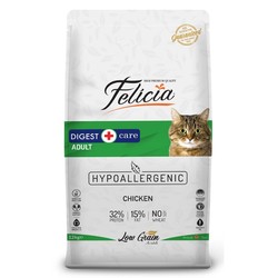 Felicia Düşük Tahıllı Tavuklu Hypoallergenic Kedi Maması 12 Kg. - Thumbnail