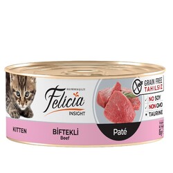 Felicia - Felicia Tahılsız Biftekli Kıyılmış Yavru Kedi Konservesi 85 Gr.