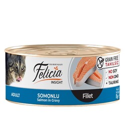 Felicia - Felicia Tahılsız Somonlu Fileto Yaş Kedi Konservesi 85 Gr.