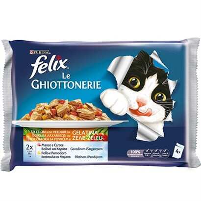 Felix - Felix Sığır Etli Kedi Avantajlı Paket 4x85 G