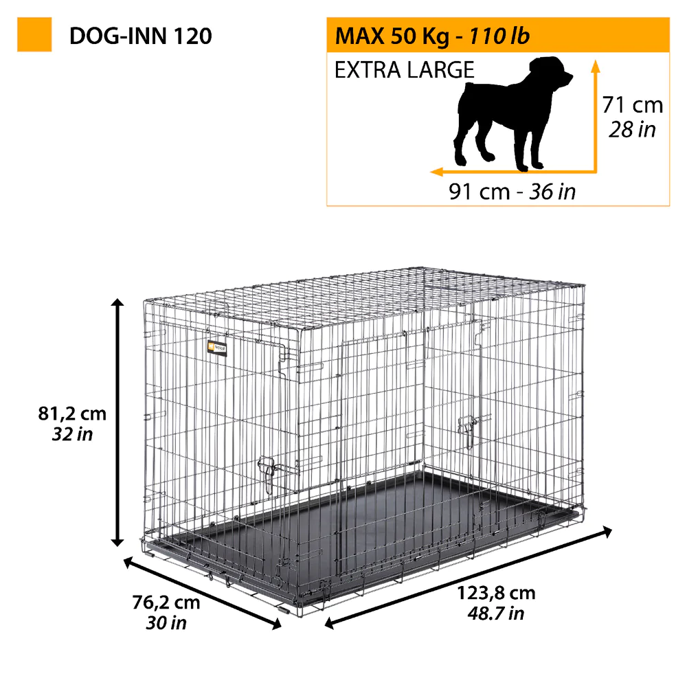 Ferplast - FERPLAST DOG-INN 120KEDİ-KÖPEK KAFESİ