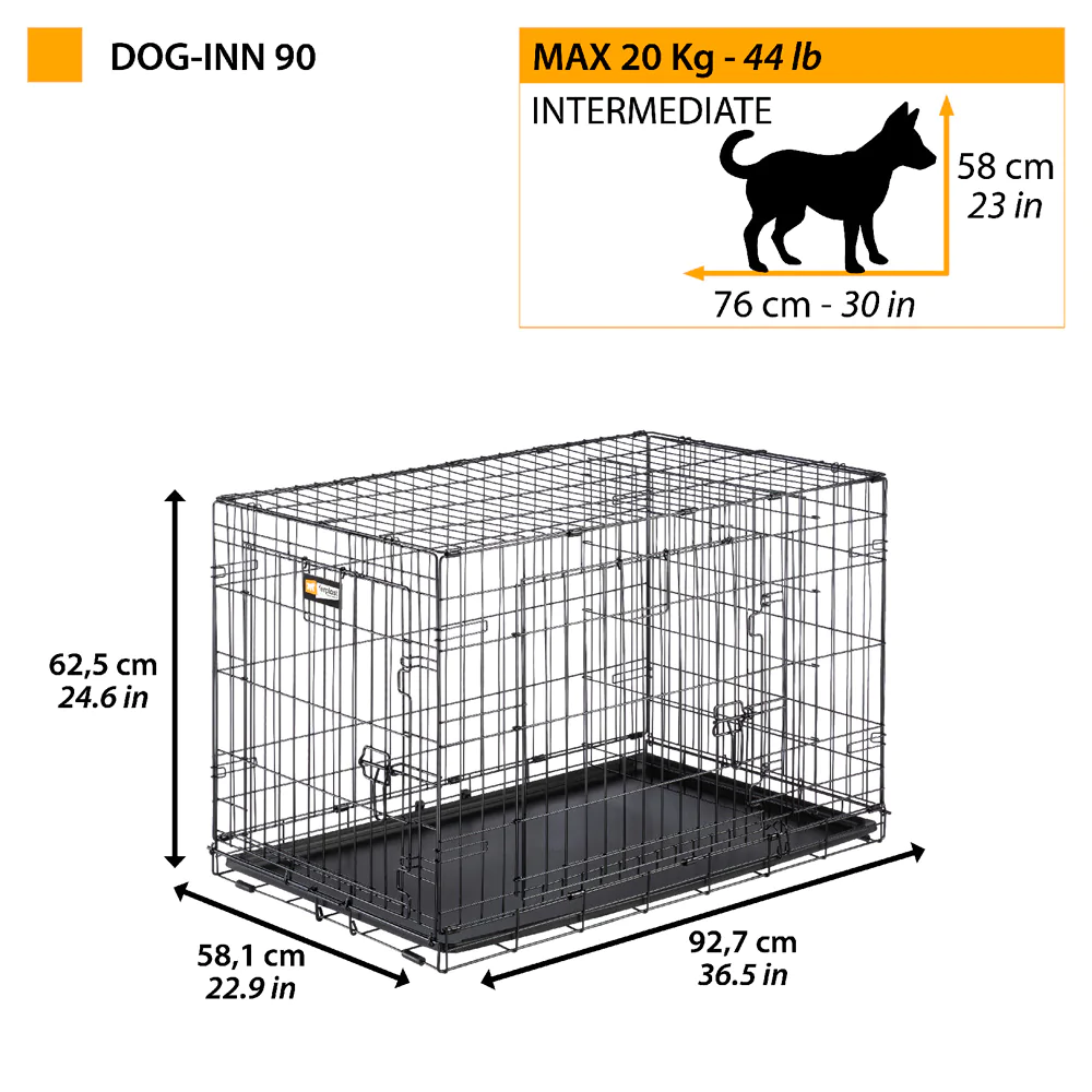 Ferplast - FERPLAST DOG-INN 90 KEDİ-KÖPEK KAFESİ (1)