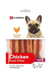 Flamingo - Flamingo Chick N Ördek Etli Şerit Köpek Ödülü 85 Gr