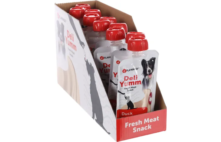 FLAMINGO DELI YUMM FRESH MEAT SNACK DUCK 90GR - Thumbnail