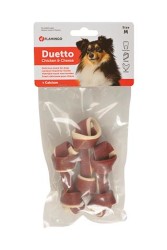 Flamingo - Flamingo Duetto Tavuk Ve Peynirli Köpek Ödülü Medium 3 Parça 120 Gr