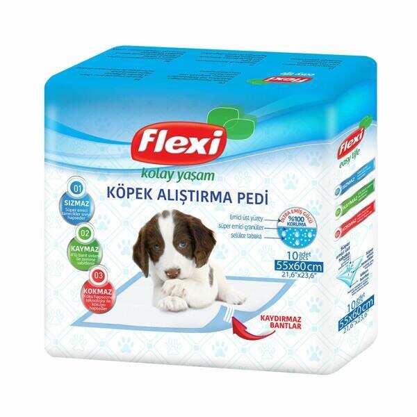 Flexi Köpek Çiş Pedi 55x60 cm 10 adet - Thumbnail