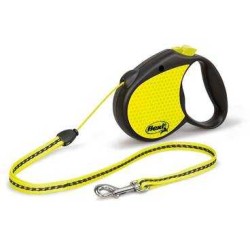 Flexi - Flexi Köpek Gezdirme Kayışı Neon 5 M 50 Kg