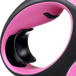 Flexi New Comfort Otomatik Pembe Şerit Gezdirme Medium 5 Mt - Thumbnail