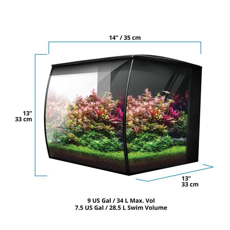 Fluval - Fluval Flex 2.0 Siyah 34L (1)