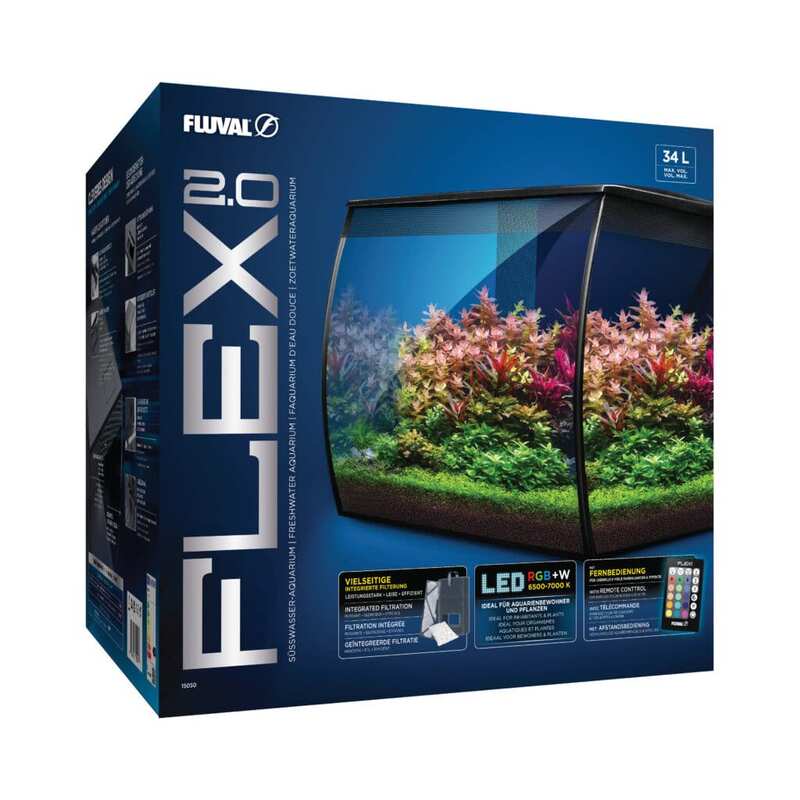 Fluval - Fluval Flex 2.0 Siyah 34L