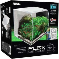 Fluval - Fluval Flex Akvaryum 34 Litre Beyaz