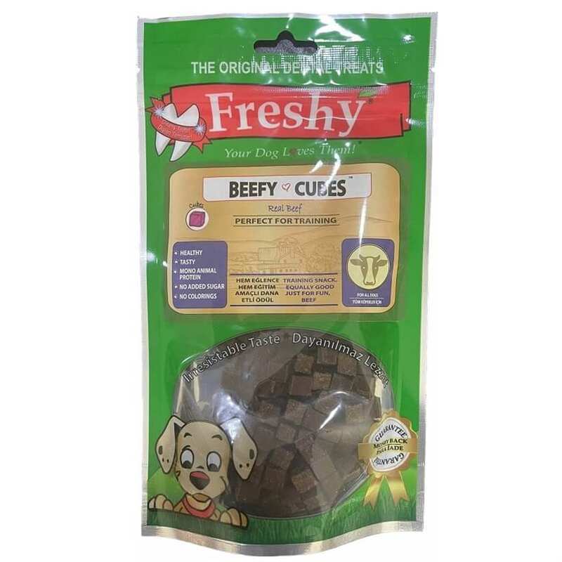 Freshy - Freshy Beefy Cubes Biftekli Küpler Köpek Ödülü