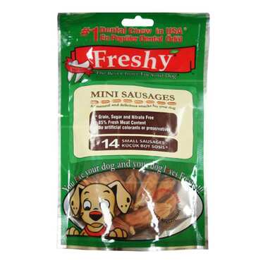 Freshy - Freshy Mini Sausages Tahılsız Sosis Köpek Ödülü 100 gr 20 Adet