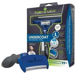 Furminator - Furminator Kısa Tüylü Köpekler İçin Tüy Toplayıcı Tarak Short Hair L