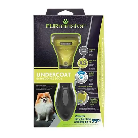 Tetra Furminator - Furminator Long Hair Uzun Tüylü Köpek Tarağı Xsmall