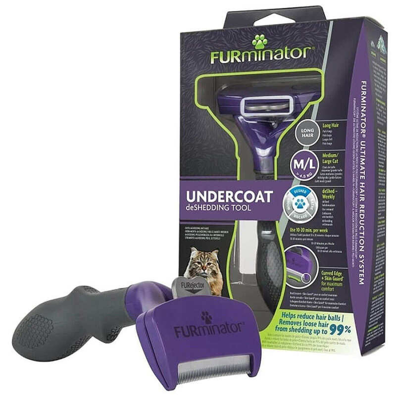 Furminator Uzun Tüylü Kedi Tarağı Medium / Large
