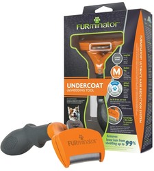 Tetra Furminator - Furminator Uzun Tüylü Köpekler İçin Tüy Toplayıcı Tarak Long Hair M