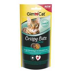 Gimcat Crispy Bits Dental Kedi Ödül Tableti 40Gr - Thumbnail