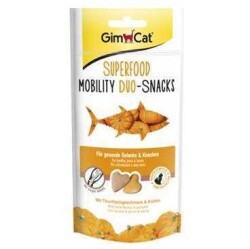 GimCat - Gimcat Mobılıty Duo Snacks Ton Balığı Ve Kabaklı Kedi Ödülü 40 Gr (1)