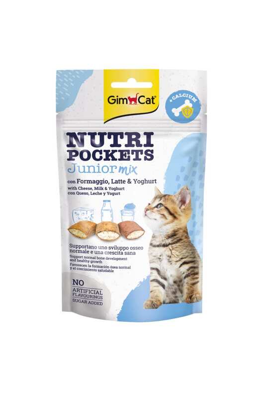 Gimcat Nutripockets Junior Mix Kedi Ödül Tableti 60 Gr. - Thumbnail