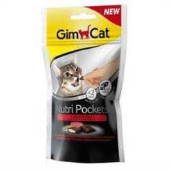 GimCat - Gimcat Nutripockets Kedi Ödülü Biftekli Malt 60 Gr (1)