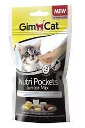 Gimcat Nutripockets Kedi Ödülü Junior Mix 60Gr - Thumbnail