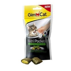 GimCat - Gimcat Nutripockets Kedi Ödülü Kedi Otu & Multivitamin 60Gr (1)