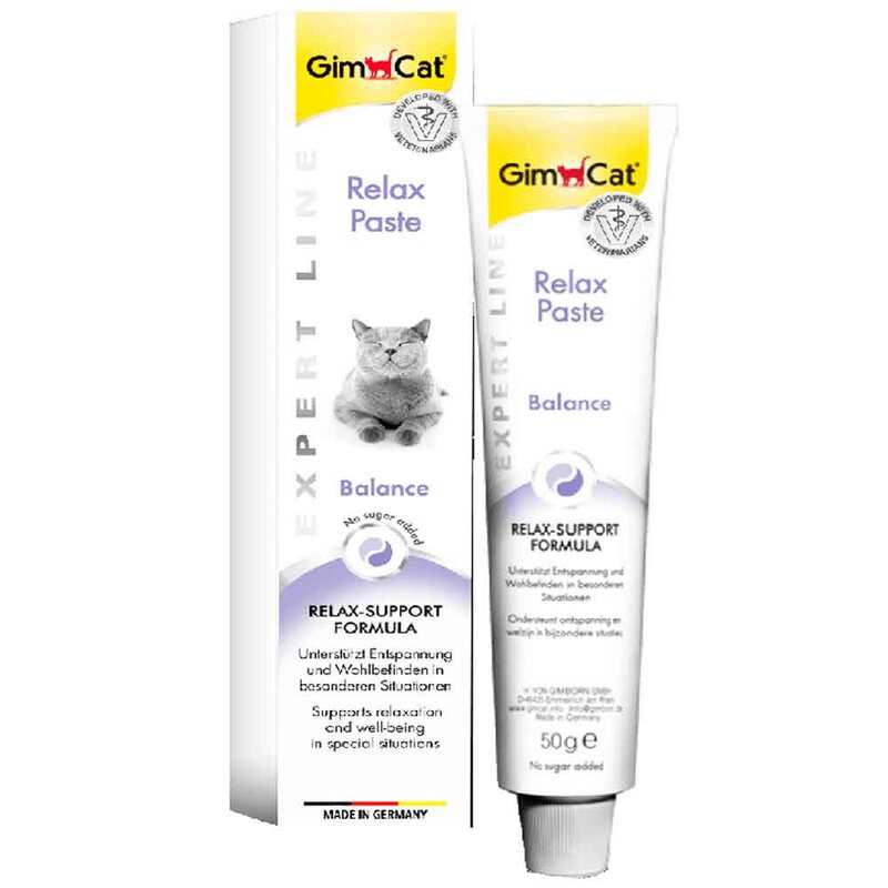 GimCat - GimCat Relax Rahatlatıcı Şekersiz Kedi Macunu 50 Gr.