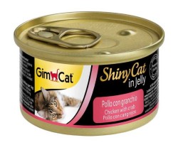 GimCat - Gimcat Shinycat Tavuklu Yengeçli Konserve Mama 70 Gr.